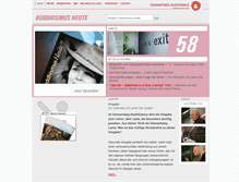 Tablet Screenshot of buddhismus-heute.de